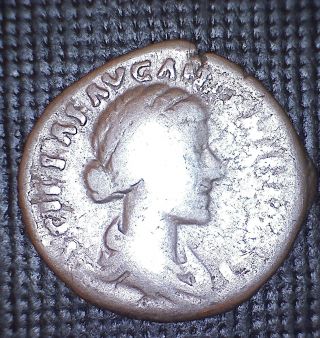 Lucilla,  Wife Of Versus Silver Denaius (161 - 169 Ad) photo