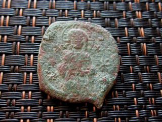 Nicephorus Iii Botaneiates 1078 - 1081 Ad Bronze Follis Ancient Byzantine Coin photo
