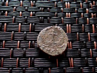 Arcadius 383 - 408 Ad Cross In Wreath Ancient Roman Coin photo