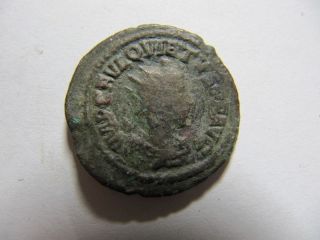 Quietus.  260 - 261 Ad.  Antoninianus (3.  4 Gm).  Antioch.  Imp C Fvl Qvietvs P F photo