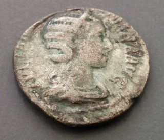 Rare 218 - 222 A.  D.  Roman Silver Denarius Julia Soaemias photo