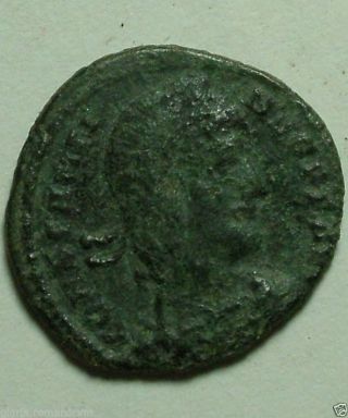 Constantius Ii,  Rare Ancient Roman Coin,  Legion Soldiers Standard Smtse photo