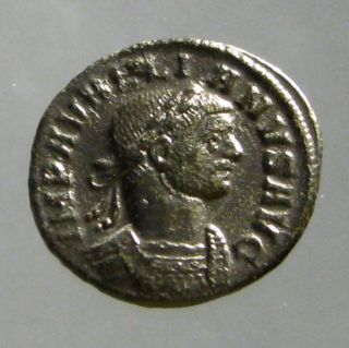 Aurelian_billon Antoninianus_advancing Victory Holding Wreath & Palm photo