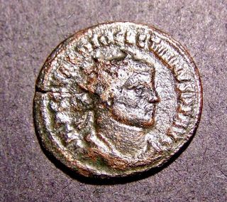 Diocletian,  Military Harmony Ca 299 Ad Turkey,  Imperial Roman Emperor Coin photo