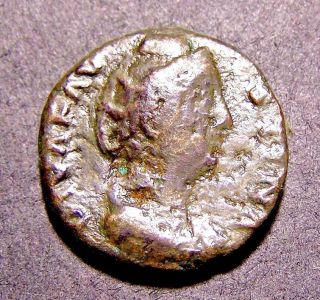 Empress Faustina I,  Mother Goddess Provides,  Imperial Roman Empress Coin photo