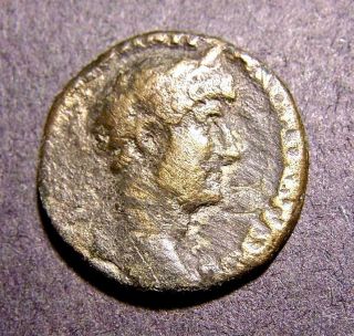 Hadrian,  Emperor Builds Britain ' S Wall,  Pax Romana - Peace In Empire,  Roman Coin photo