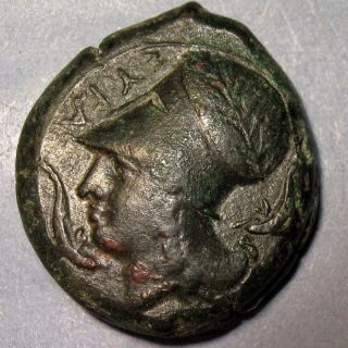 Ancient Greek Sicily Syracuse Hippocamp Rare Ae Litra Dionysios photo