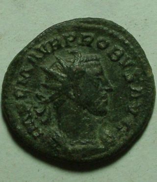 Rrare Ancient Roman Coin/probus Mars Spear Shield Antoninianus Lyons Ii photo