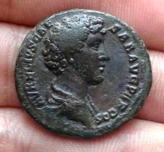 Marcus Aurelius (161 - 180).  As.  Rome.  Coin Better In Hand Perfect Patina photo