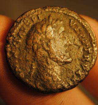 Roman Coin Of Antoninus Pius photo