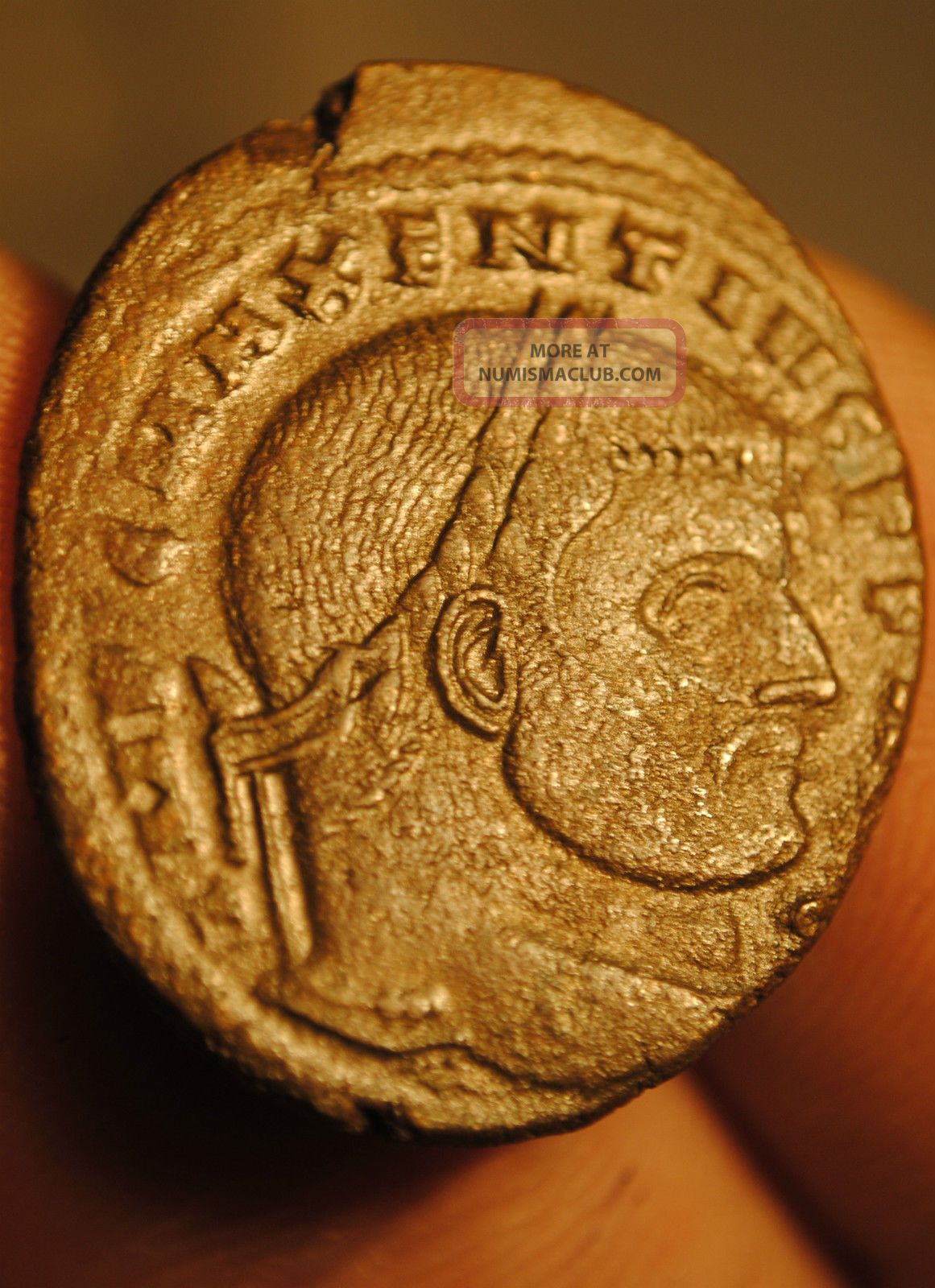 Roman Coin Bronze Ant Of Maxentius