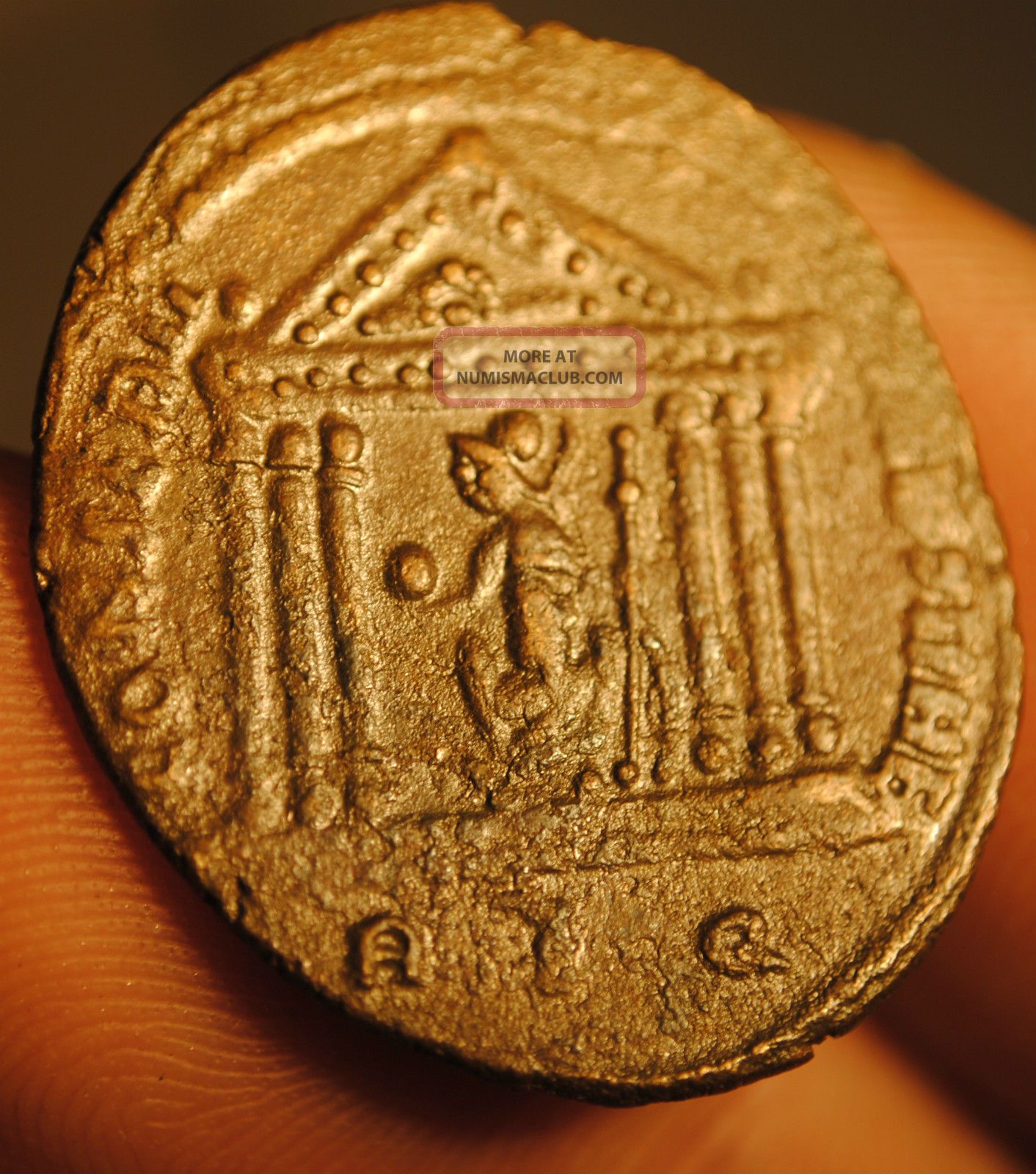 Roman Coin Bronze Ant Of Maxentius