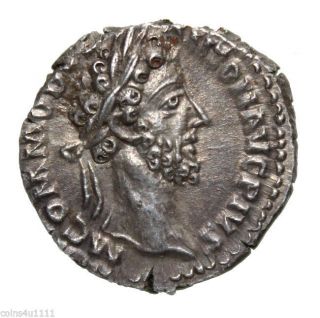 Commodus Ad 177 - 192 Roman Silver Denarius photo