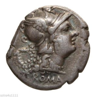 C.  Servilius M.  F 136 - Bc Roman Republican Silver Denarius photo