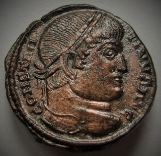 Constantinus I Follis Ric 504 Of Trier (treveri) Struck 327 - 328 photo