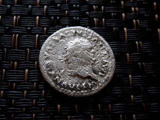 Silver Ar Denarius Of Titus 80 Ad 