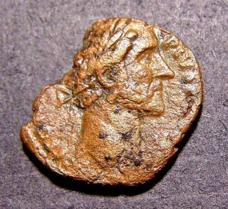 Antoninus Pius,  Divine Providence In 161 Ad Rome,  Imperial Roman Coin photo