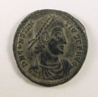 , 351 - 354 Ad Constantius Ii Bronze Ae Of Siscia Roman Coin - 18,  5mm; 2.  7g photo