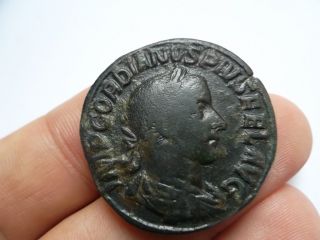 Gordian Iii Victoria Aeter 21.  95 Gr. ,  Rome 243 Ad,  Hunter 155,  Rare photo