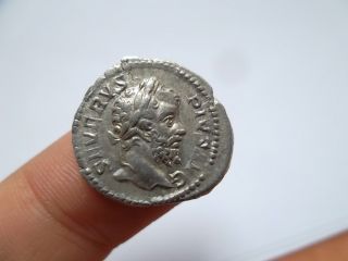 Septimius Severus Roma Denarius 3.  42 Gr. ,  Cos Ii Pp,  Rarity photo