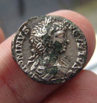 Roman Coin Silver Denarius photo