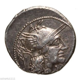 M,  Papirius Carbo,  122 - Bc Roman Republican Silver Denarius photo