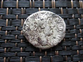 Silver Denarius Of Commodus 177 - 192 Ad Ancient Roman Coin photo