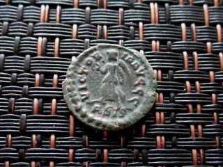 Arcadius 383 - 408 Ad Victory Ancient Roman Coin photo