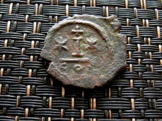 Maurice Tiberius 582 - 602 Ad Ae Decanummium Constantine In Numidia. photo