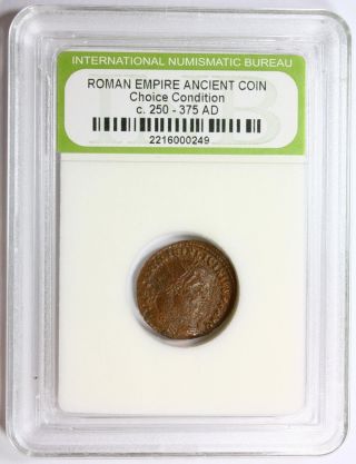 Slabbed Roman Empire Ancient Coin C.  250 - 375 A.  D.  Choice A077 photo
