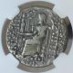 30 Bc Ngc Vf Silver Tetradrachm Under Augustus Ancient Coin Syria Antioch Large Coins: Ancient photo 3