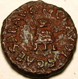 Roman Empire Ae Quadrans - Copper - Claudius I.  (ad 41 - 54) - 3164 photo