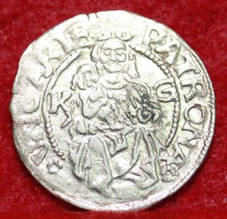 1516 - 1526 Louis Ii Silver Denarius Of Hungary S/h photo