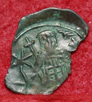 A.  D.  1282 - 1328 Andronicus Ii Bronze Coin Of The Byzantine Empire S/h photo
