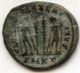 Constantine Ii.  Ae4.  Reverse: Gloria Exercitvs.  Cyzicus Mint: Smkr In Ex.  335 Ad Coins: Ancient photo 1