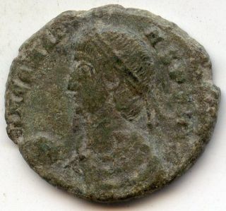 Constans.  Ae2.  Rev: Soldier And Barbarian Beneath A Tree.  Arles Mint: Tarl In Ex photo