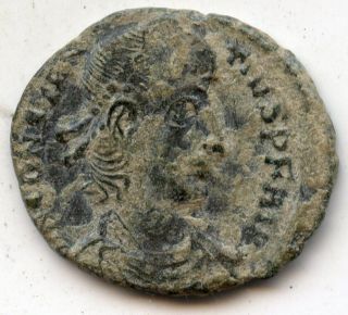 Constantius Ii.  Ae4.  Reverse: Spes Reipvblice.  Thessalonica.  Smtsa In Ex. photo