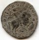 Magnentius.  Ae2.  350 - 351 Ad.  Reverse: Emperor On Horseback.  Lyons.  Rare. Coins: Ancient photo 1
