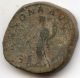 Severus Alexander.  Sestertius.  231 Ad.  Reverse: Annona Avgvsti.  Portrait. Coins: Ancient photo 1