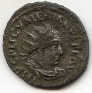 Valerian.  Ar Antoninianus.  257 Ad.  Reverse: Restitvtor Orbis.  Portrait. photo