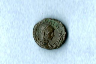 Billon Tetradrachm Of Aurelian,  Roman Egypt,  Year 6 (275ad),  Alexandria,  Vf photo