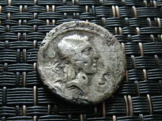 L.  Calpurnius Piso Frugi Silver_fouree Denarius Rome 90 Bc Horseman photo