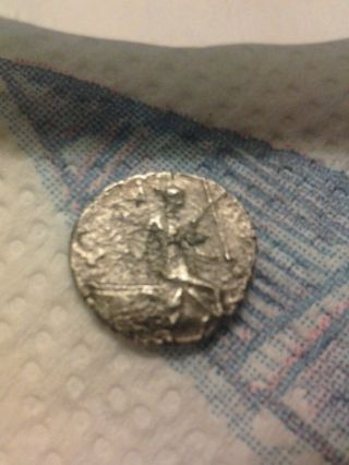 Ancient Greek Silver Coin photo
