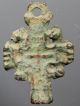 Christian Cross,  Pendant,  Bronze,  Decorated,  Byzantine,  12.  - 14.  Century A.  D. Coins: Ancient photo 1