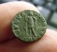 Ancient Roman Coin,  Ae3/4,  Constantius Ii.  337 - 361 Ad.  Virtvs Exercitvs,  Soldier Coins & Paper Money photo 3