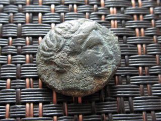 Ancient Greek - Philip Ii Macedonian King Heal Apollo Rare Greek Coin / 4,  70gr photo