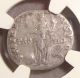 98 - 117 Ad Trajan Ancient Roman Silver Denarius Ngc F 5/5 3/5 Coins: Ancient photo 1