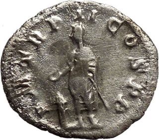 Gordian Iii Sacrificing Over Altar 238ad Silver Ancient Roman Coin I42311 photo