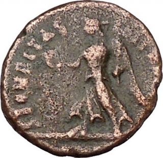 Valens 367ad Brockage Error Authentic Ancient Roman Coin Victory I42840 photo