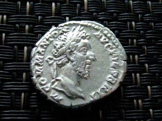 Silver Denarius Of Commodus 177 - 192 Ad Ancient Roman Coin photo